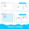 Tapis sensoriel gonflable d'eau de temps de ventre pour l'animal de compagnie de b&eacute;b&eacute;