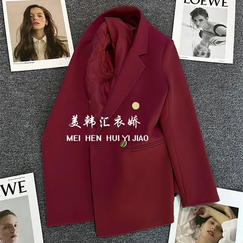 Athvotar Athvotar Fried Street Small Suit Jacket Female 2024 Spring And Autumn New Korean Version Web Celebrity Temperament Small Casual Female