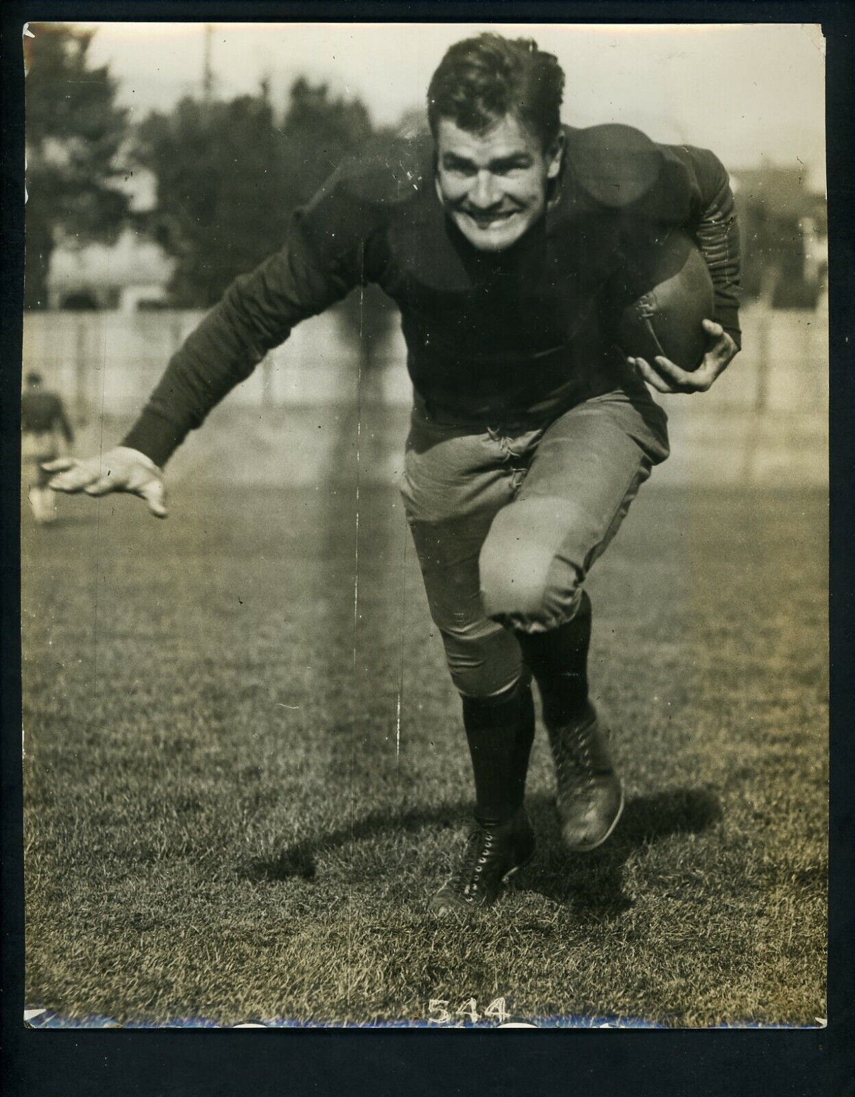 Clarence Moose Garrity 1929 Press Photo Poster painting University of California Football