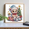 Diamond Painting-DIY Crystal Rhinestone Christmas Bear