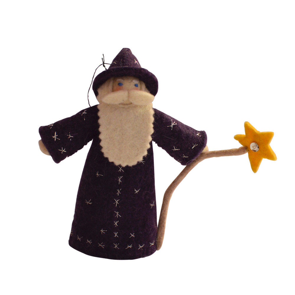 Merlin Wizard Felted Doll