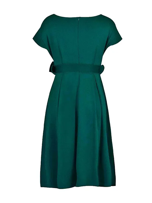 Bowknot Fit&Flare Midi Dress - 8 Colors