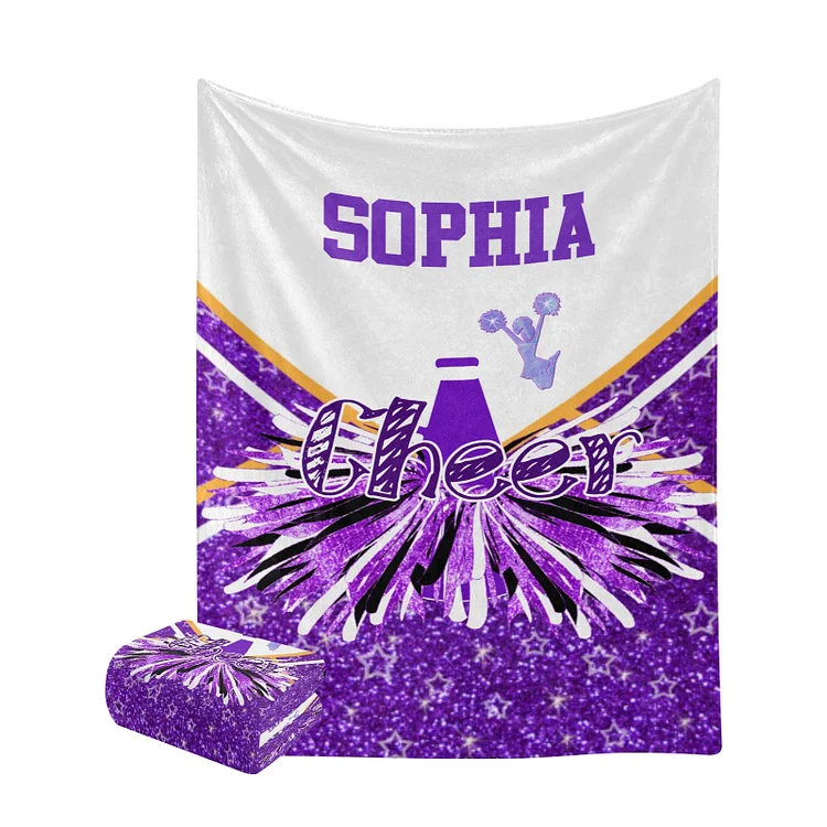 Personalized Cheer Blanket for Comfort & Unique| BKKid199[personalized name blankets][custom name blankets]