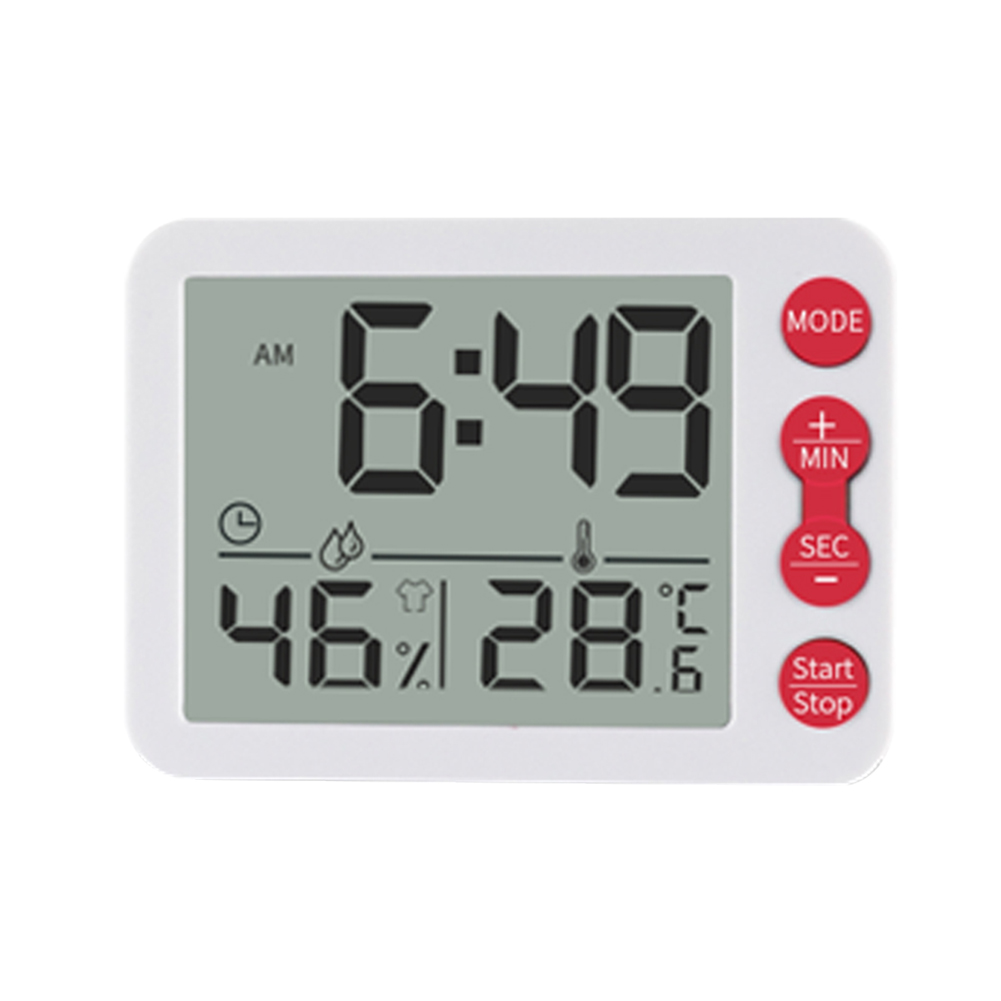 Digital Timer Reminder Temperature Humidity Display Countdown Study Clock от Cesdeals WW