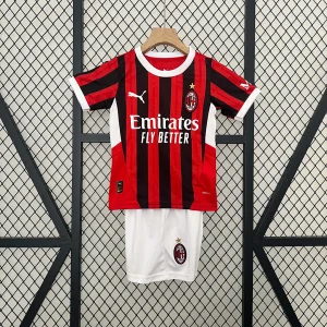 2024/2025 AC Milan Home Football Shirt 1:1 Thai Quality Kids Size
