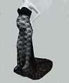 Maternity Photography Props Fancy Pregnancy Maxi Gown Dresses