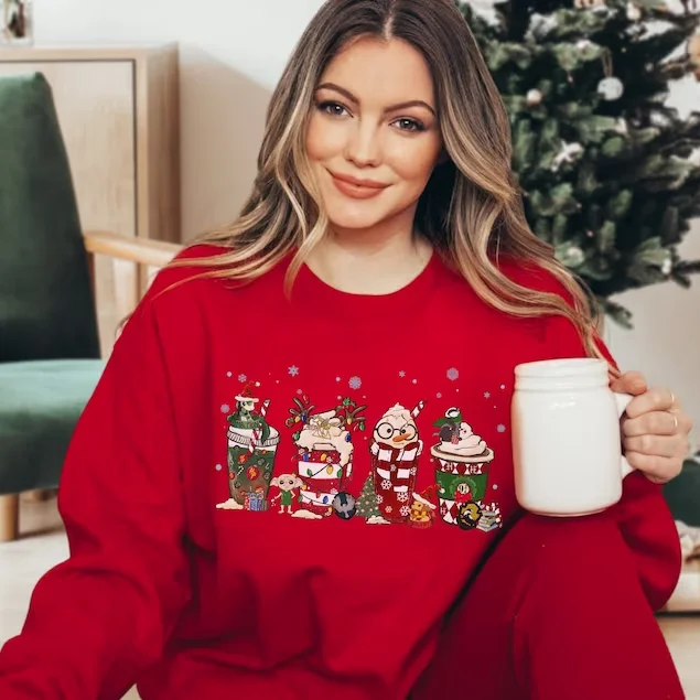 HP Christmas SLYTHER IN Coffee Sweatshirt