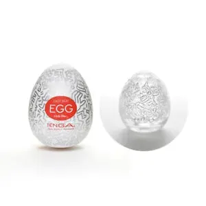 Tenga Keith Haring Egg Party Male Masturbator Sleeve Stroker Adult Sex Toy