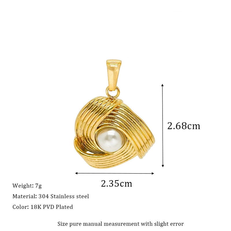 1 Piece 304 Stainless Steel Geometric Pendant Jewelry Accessories