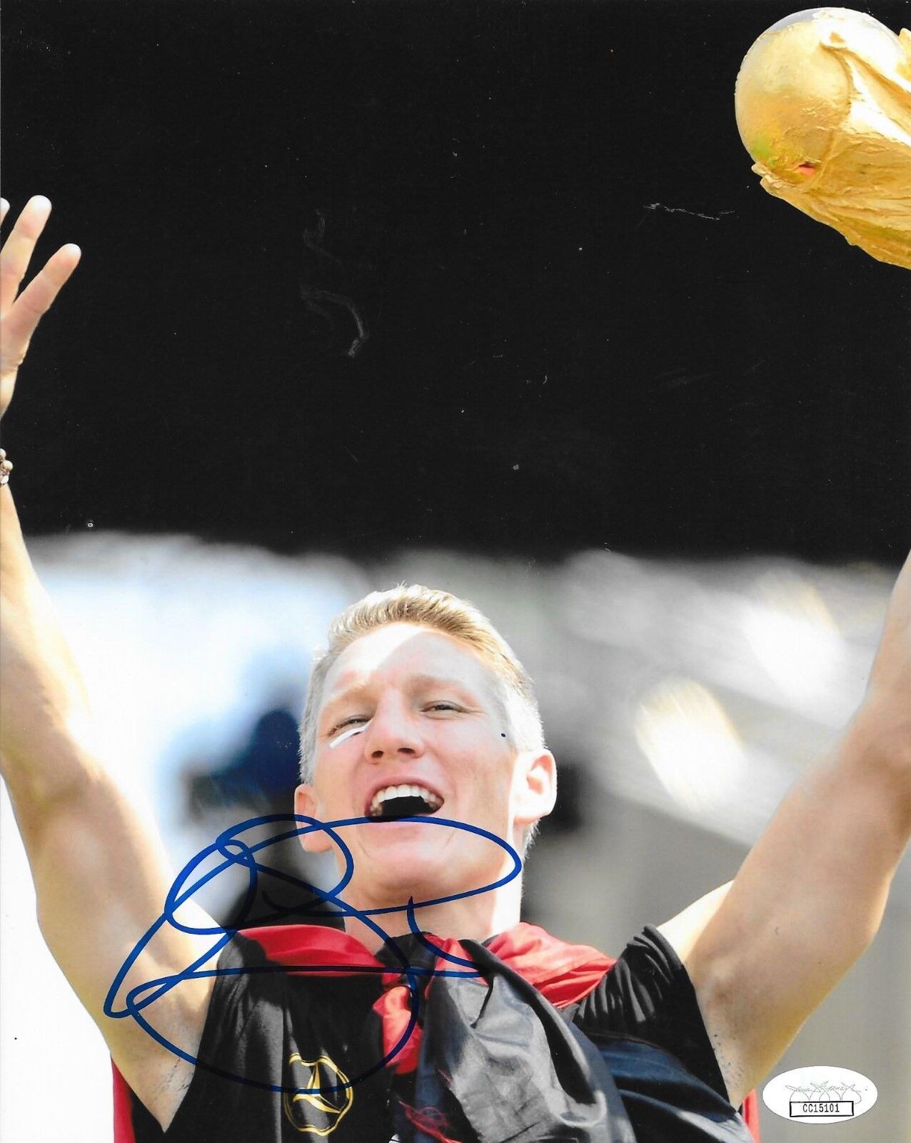 Bastian Schweinsteiger Bayern Munich signed Germany World Cup 8x10 Photo Poster painting JSA 6