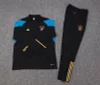 2023 Germany Half-Pull Training Suit Black Football Shirt 1:1 Thai Quality Set