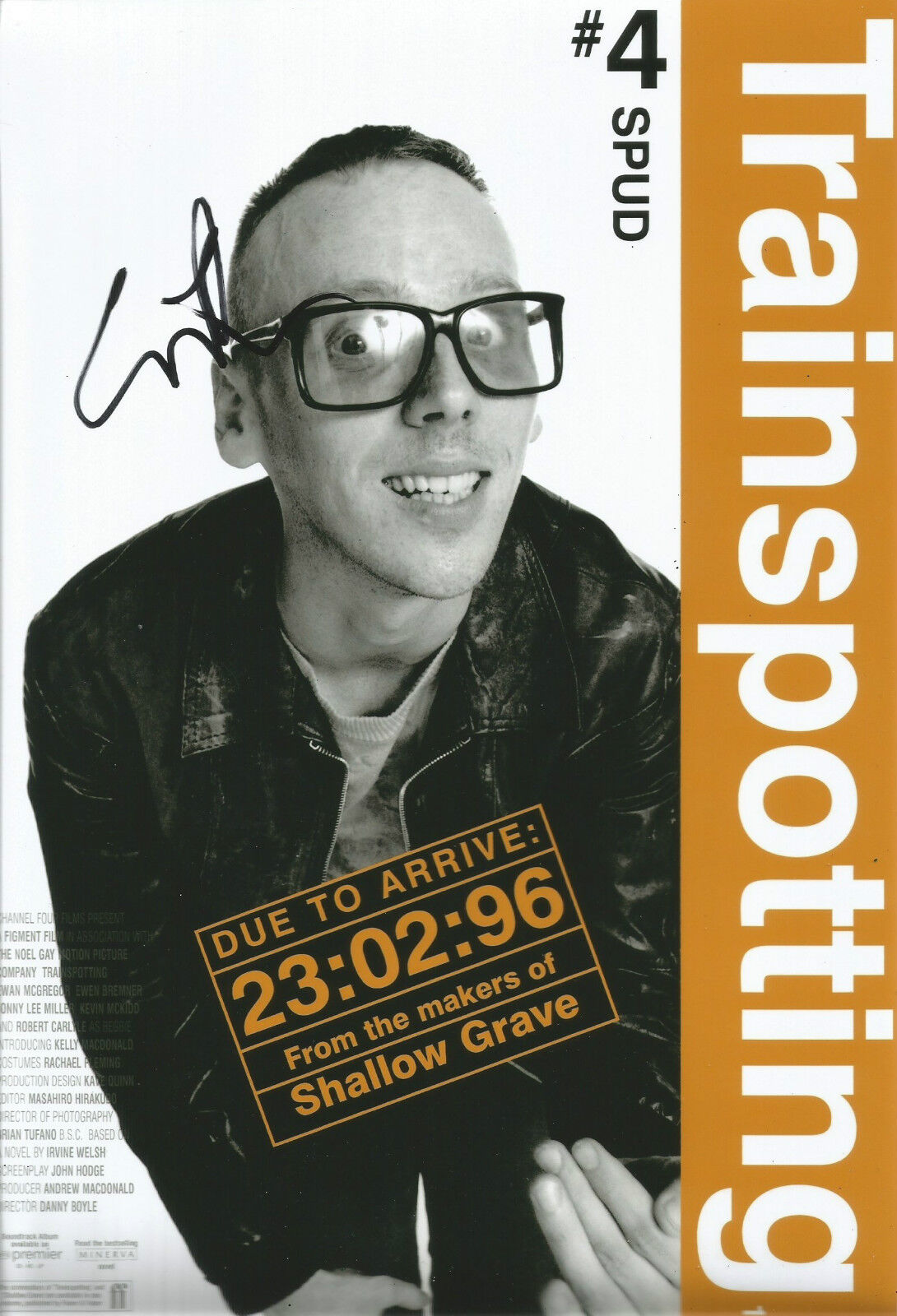 Ewen Bremner Signed Trainspotting 12x8 Photo Poster painting AFTAL