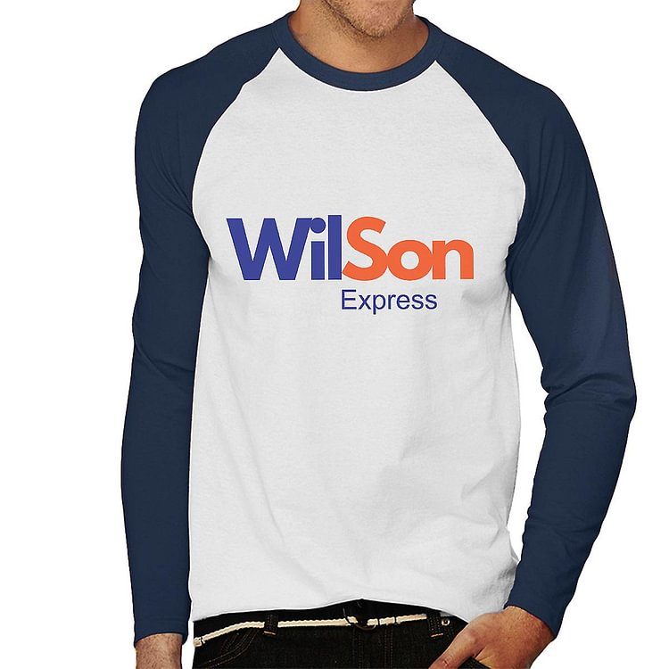 Fedex Logo Wilson Cast Away Men's Baseball Long Sleeved T-Shirt
