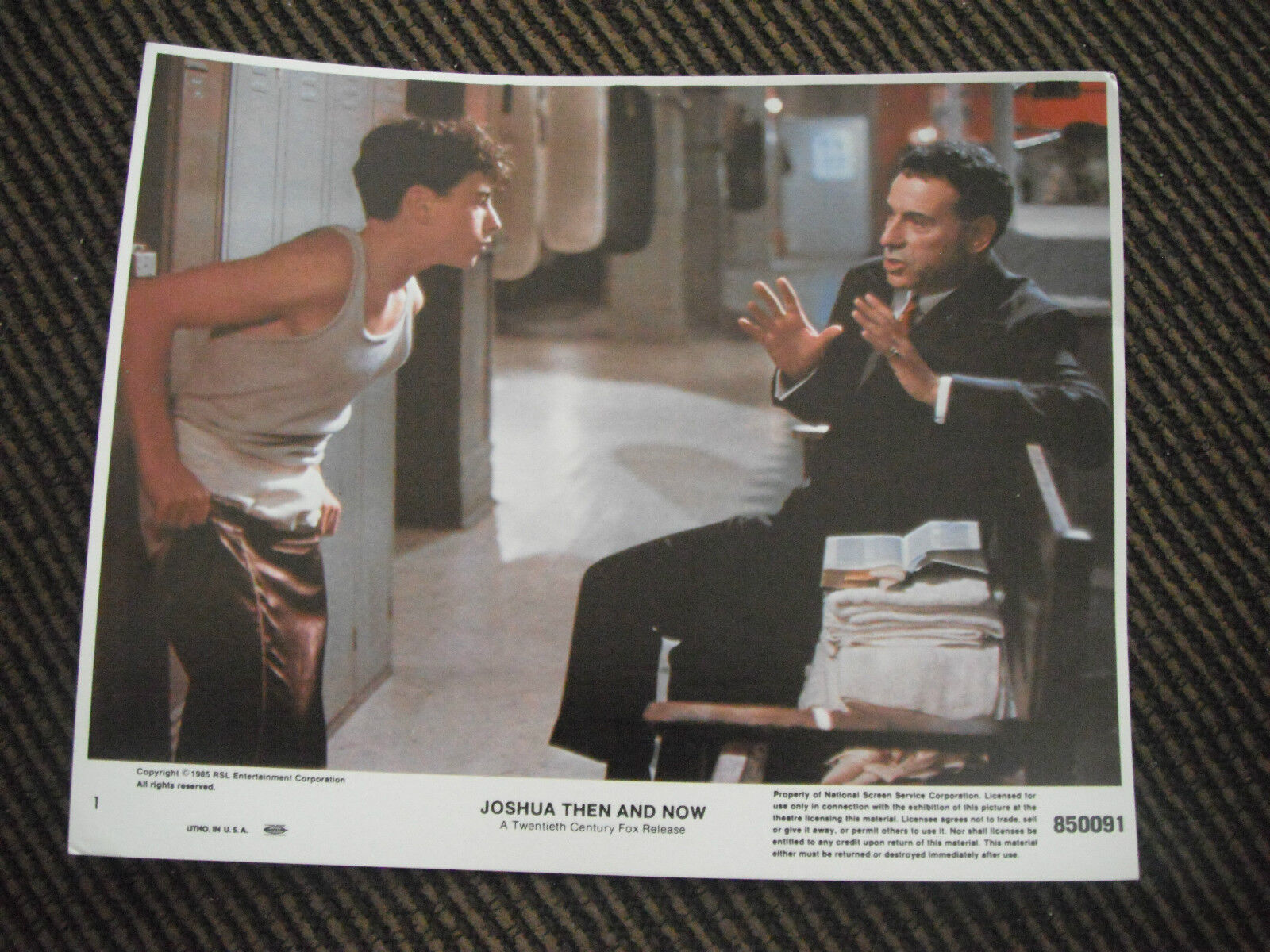 Joshua Then & Now Color 1985 8x10 Promo Photo Poster painting Original Lobby Arkin Woods