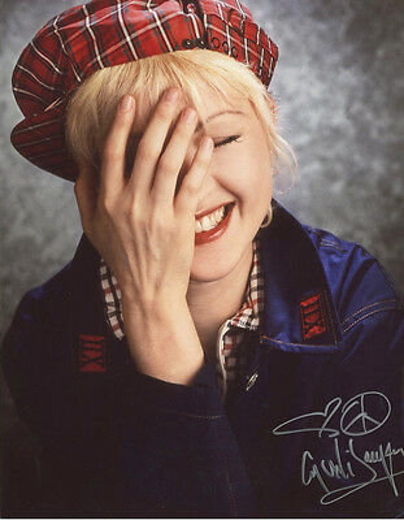 Cyndi lauper signed autographed 11x14 Photo Poster painting