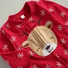 Christmas Baby Boy Girl Jumpsuit Red Playsuit