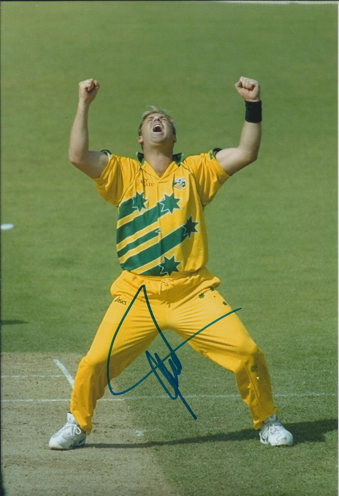 Shane WARNE Signed Autograph 12x8 Photo Poster painting AFTAL COA Aussie Spin Bowler CRICKET