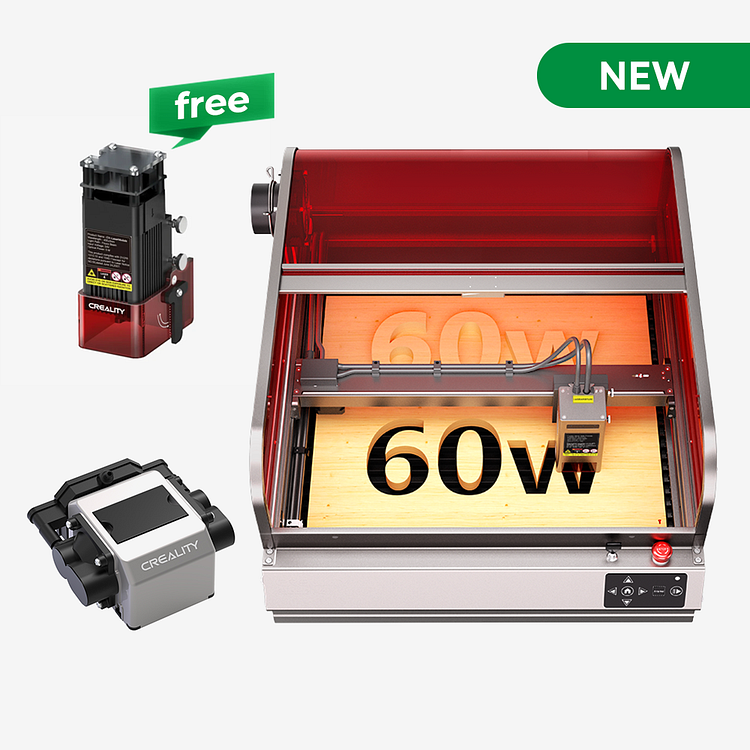 (In Stock) Falcon2 Pro 60W Pro-safe Laser Engraver & Cutter
