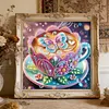 Abstract Special Shaped 5D DIY Partial Drill Diamonds Dots Gem Art Kits for Adults Beginners Home Decor Diamonds Paintings Gem Art 11.81 X11.81inch