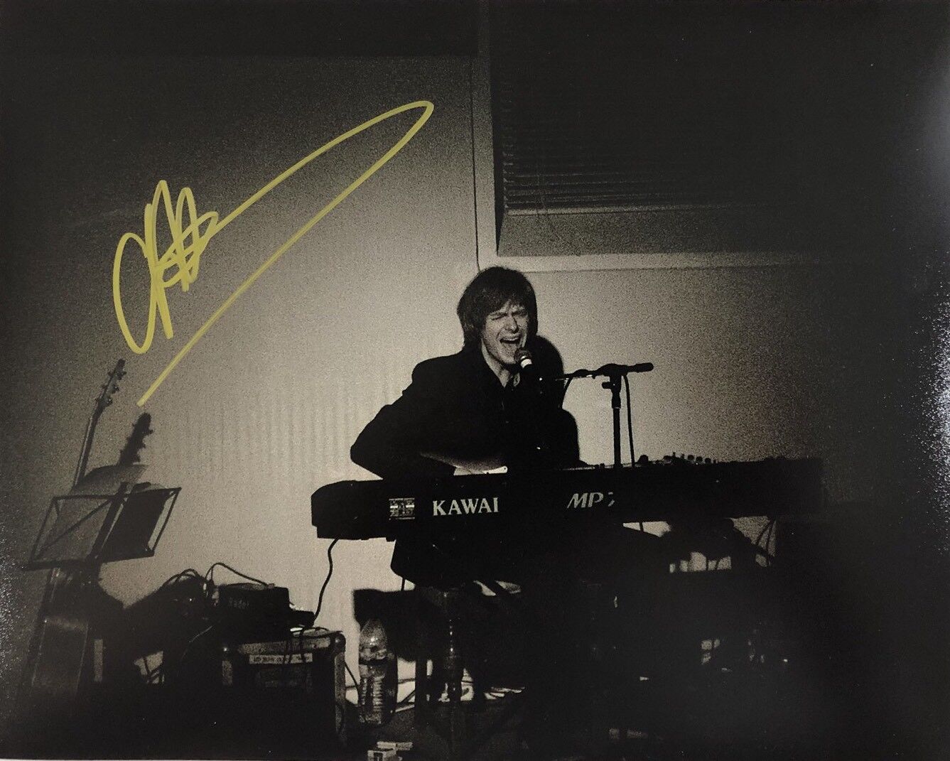 CARWYN ELLIS COLORAMA BAND LEAD SINGER SIGNED 8X10 Photo Poster painting AUTOGRAPH EPRETENDERS