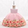 Baby Girl Flower Baptism Newborn Wedding Infant Party Dresses