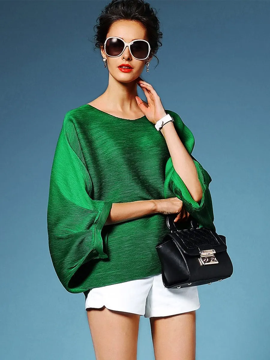 Women's Pleated Tunic Top