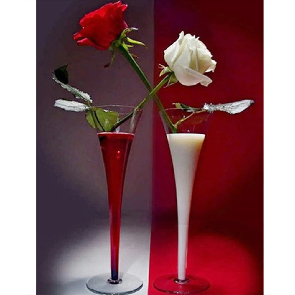 Diamond Painting - Full Round/Square Drill - Red Rose(30*40 - 50*60cm)