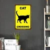 Cat crossing- Vintage Metal Signs(8*12Inch)