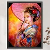 (Big Size)Antique Japanese Woman - 11CT Stamped Cross Stitch - 50*67cm