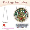 Pendentif de peinture en diamant maison pour sapins de No&euml;l pour adultes perceuse simple face