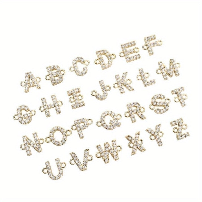 Elegant Minimalist Letter 201 Stainless Steel 304 Stainless Steel Zircon Bracelets In Bulk