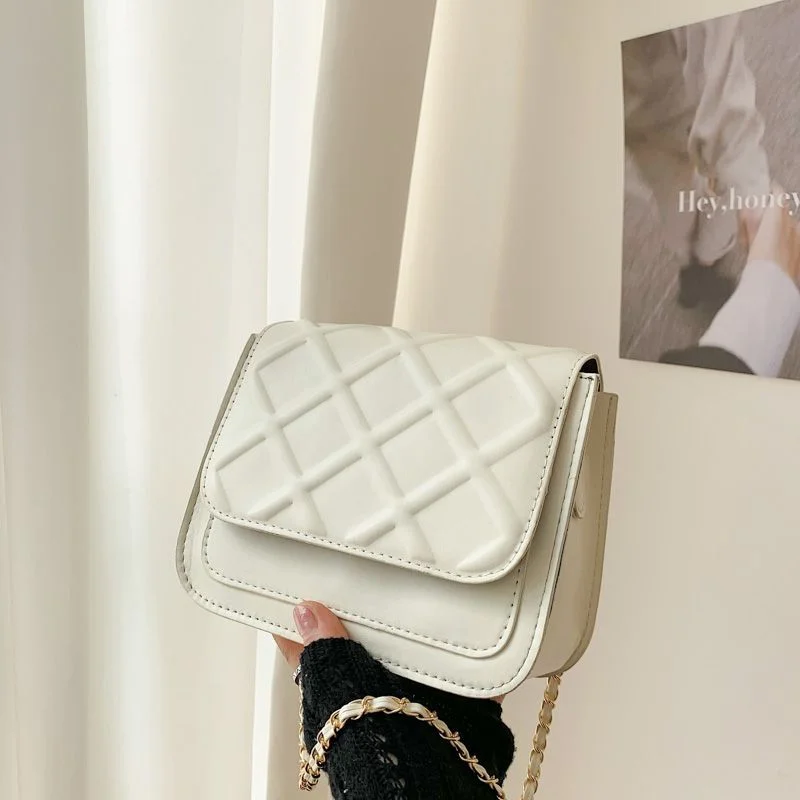 Quilted Panel Crossbody Bag YP2694