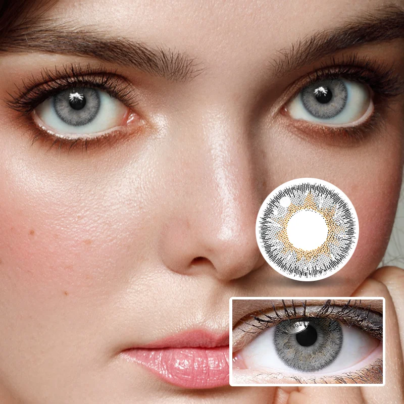 NEBULALENS Angel Ice Gray Colored Contact Lenses NEBULALENS