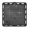 [US Local Warehouse] Iron Manhole Cover and Frame Non-Slip Septic Tank Cover for Yard (400mm)