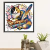 Katze - speziell geformte Diamantmalerei - 30 * 30 cm