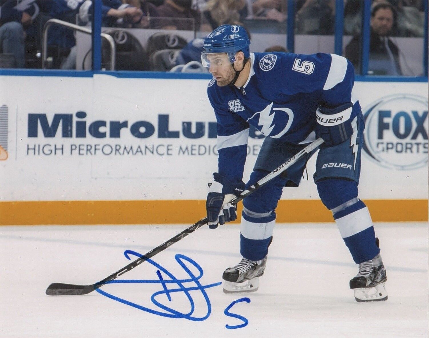 Tampa Bay Lightning Dan Girardi Signed Autographed 8x10 Photo Poster painting COA