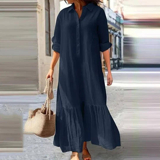 Shirt Dresses For Mature Older Women Over 40, 50, 60, 70 - OlderIn Seniors  & Elderly Fashion