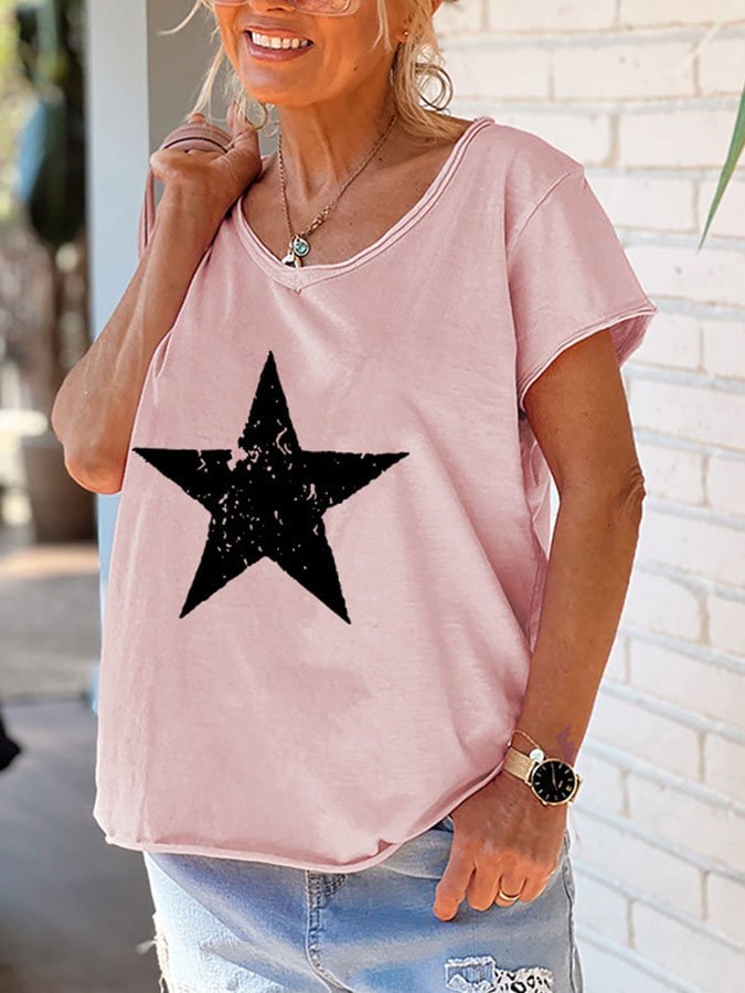 Casual Pentagram T-Shirt