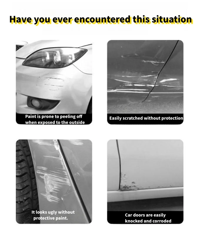 Car front and rear bumper anti-collision strips