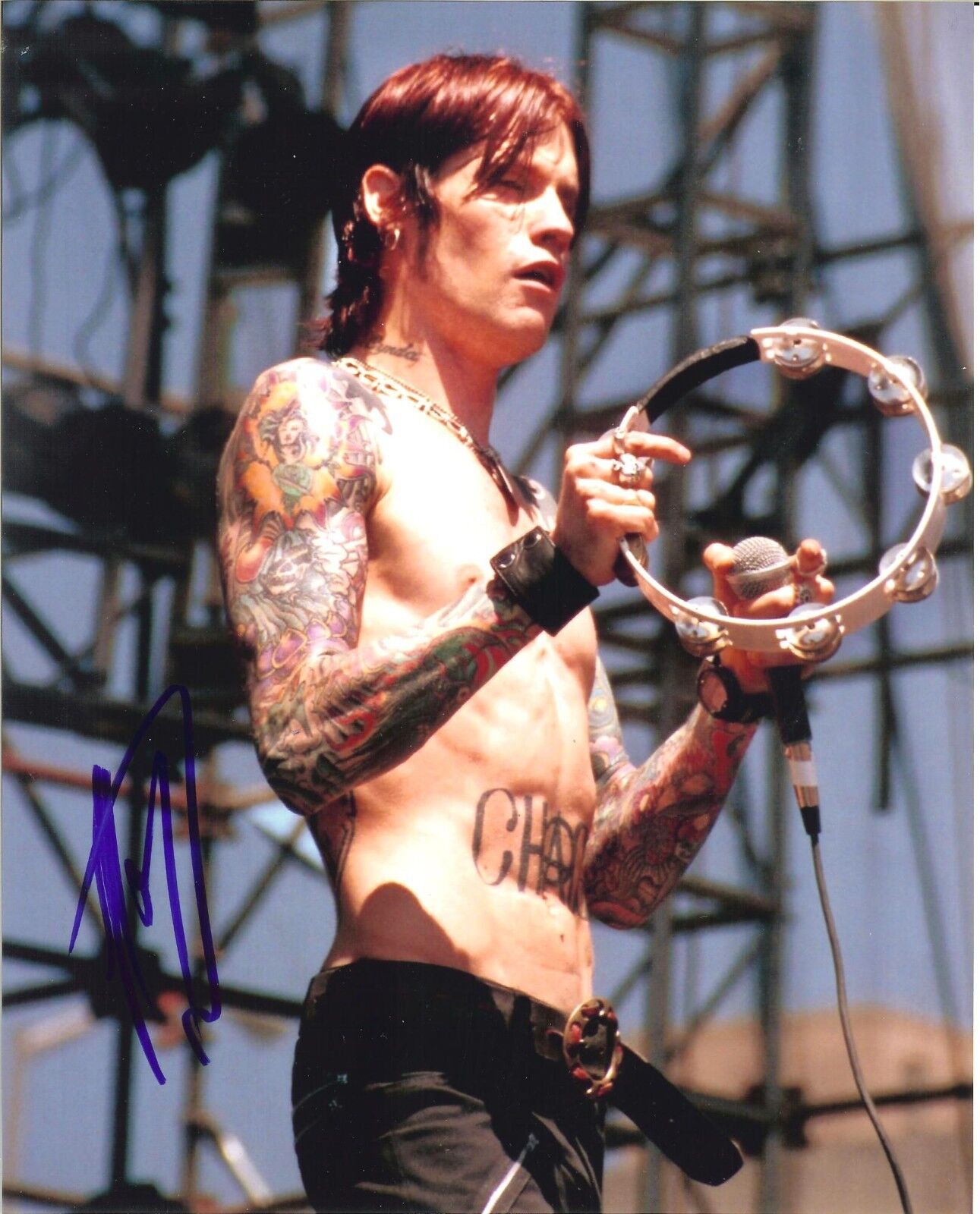 Josh Todd autographed 8x10 Buckcherry  Shipping