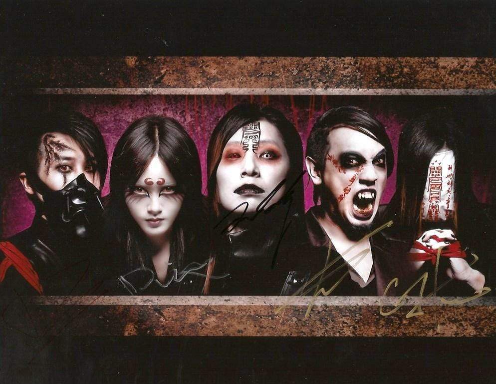 Chthonic TOP HEAVY METAL autographs, In-Person signed Photo Poster painting