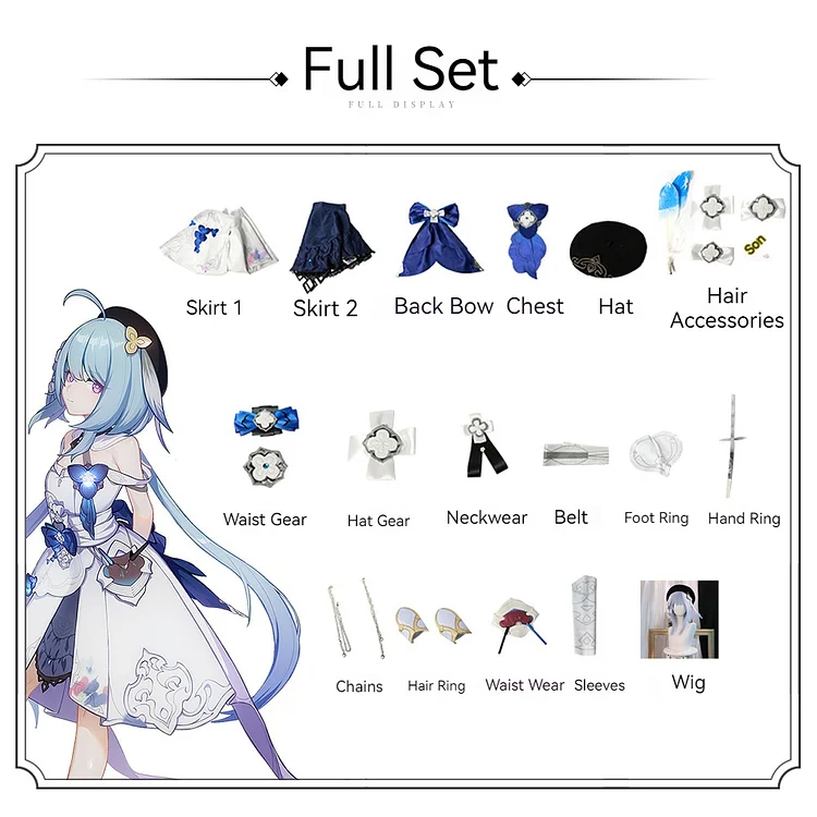 【Wetrose】In Stock Griseo Cosplay Costume Gureeshu Honkai Impact 3rd Full Set Wig Halloween