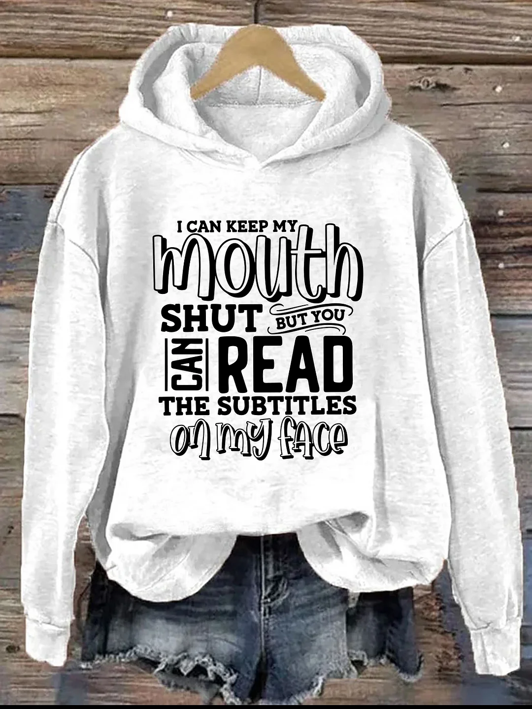 I Can Keep My Mouth Shut Hoodie