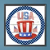 5D DIY Full Round Drill Diamond Painting Independence Day Kit Home Decor(NH3447)
