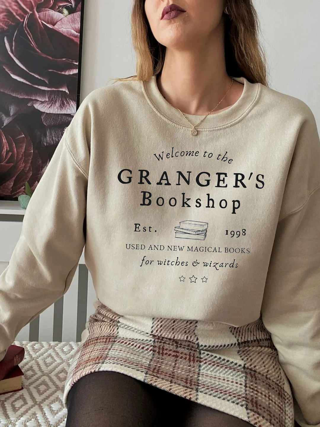 Granger Sweatshirt Book Sweatshirt / DarkAcademias /Darkacademias