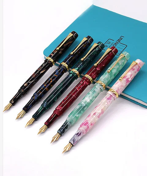 Deluxe Colorful Acrylic Fountain Pen-Himinee.com