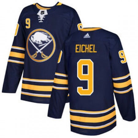 Men's  Buffalo Sabres #9 Jack Eichel Navy Stitched NHL Jersey