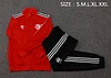 25/26 Flamengo Red long zipper  Training Jacket Set