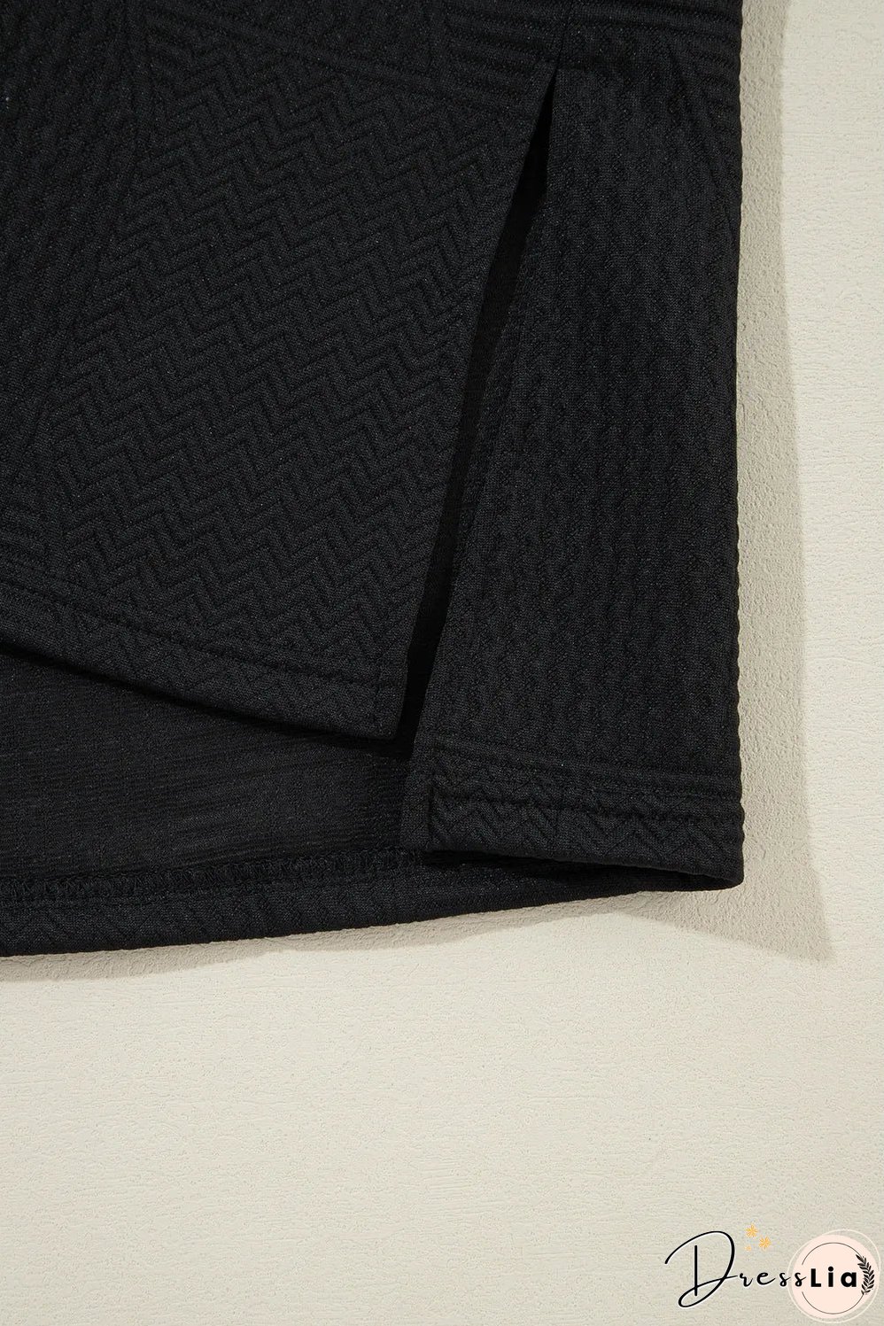 Black Ruffled Sleeve Summer Top and Cropped Loose Pants Set