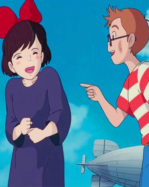 

Kikis Delivery Service Studio Ghibli – Paint By Numbers - 40*50CM, 501 Original